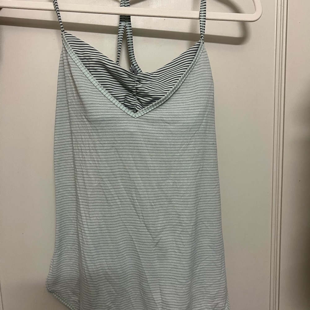 Lululemon mint green tank top